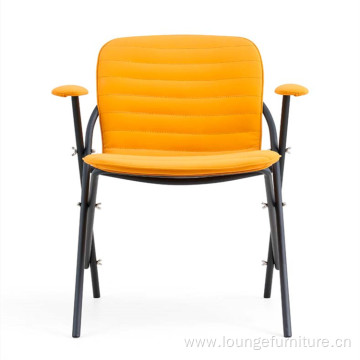 Foldable Orange Furniture Portable Waiting Room office Chair